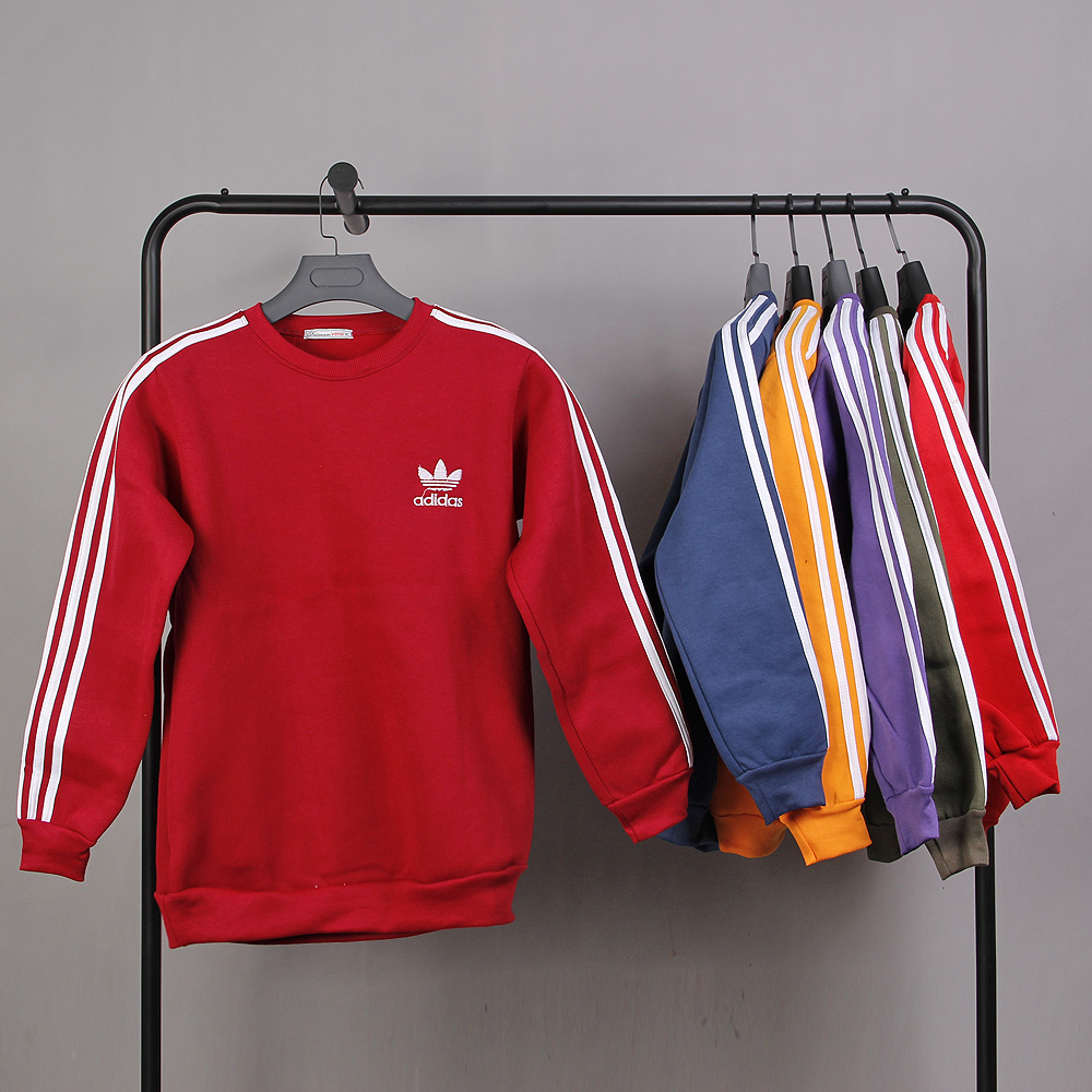 دورس یقه گرد adidas زرشکی